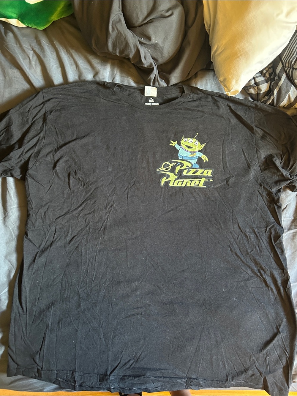 Port and Company Black Pizza Planet Graphic Tee